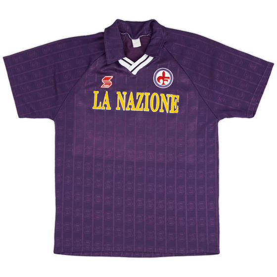 1990-91 Fiorentina Home Shirt - 7/10 - (XL)