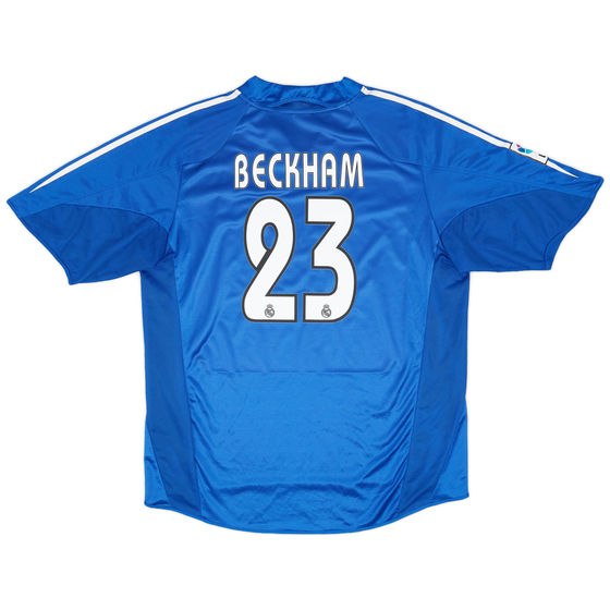 2004-05 Real Madrid Third Shirt Beckham #23 - 7/10 - (XL)