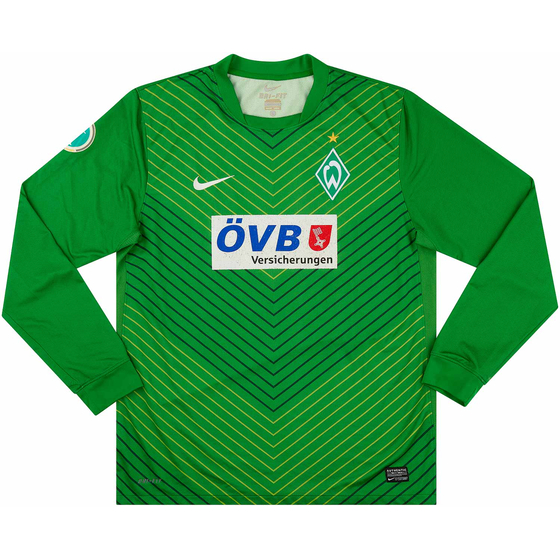 2011-12 Werder Bremen Women Match Issue Home L/S Shirt #25