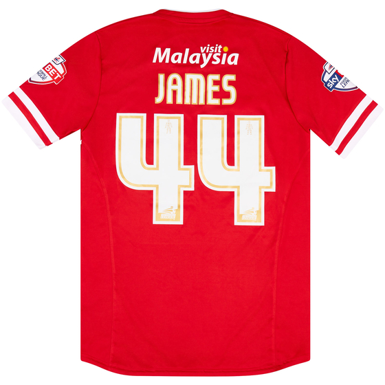2014-15 Cardiff Match Issue Home Shirt James #44