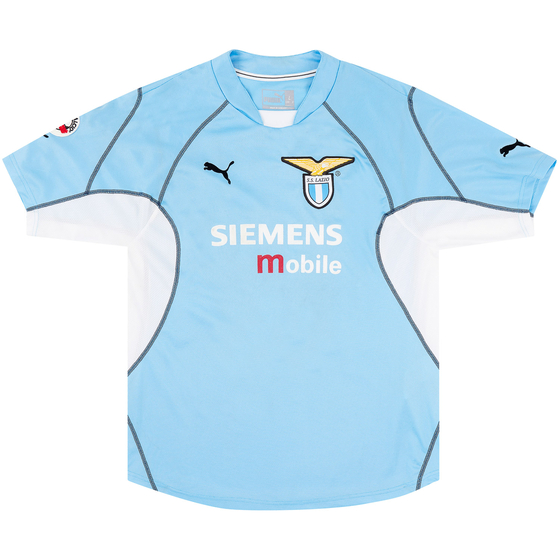 2001-02 Lazio Match Issue Home Shirt Favalli #19