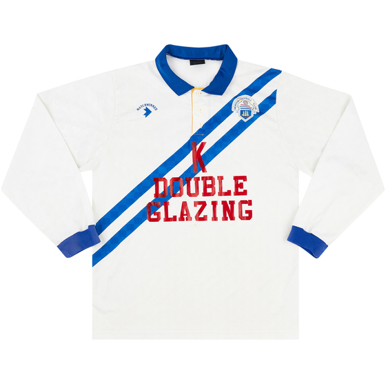 1989-91 Greenock Morton Match Issue Home L/S Shirt #16