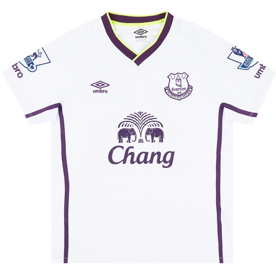2014-15 Everton Match Issue Third Shirt McAleny #35
