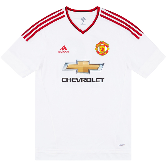 2015-16 Manchester United Match Issue Away Shirt #18