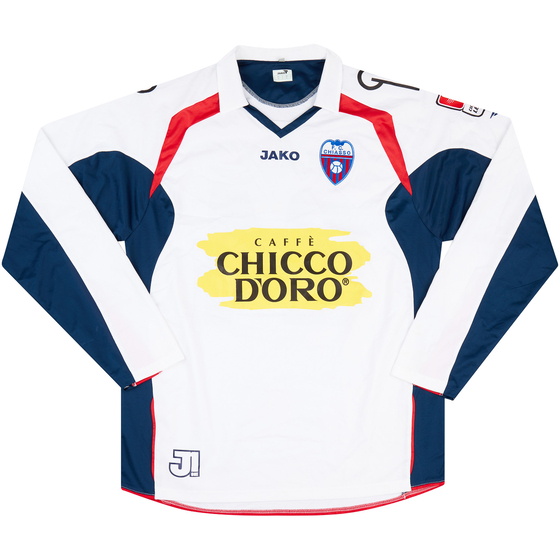 2006-07 Chiasso Match Issue Away L/S Shirt #24 (Vanetta)
