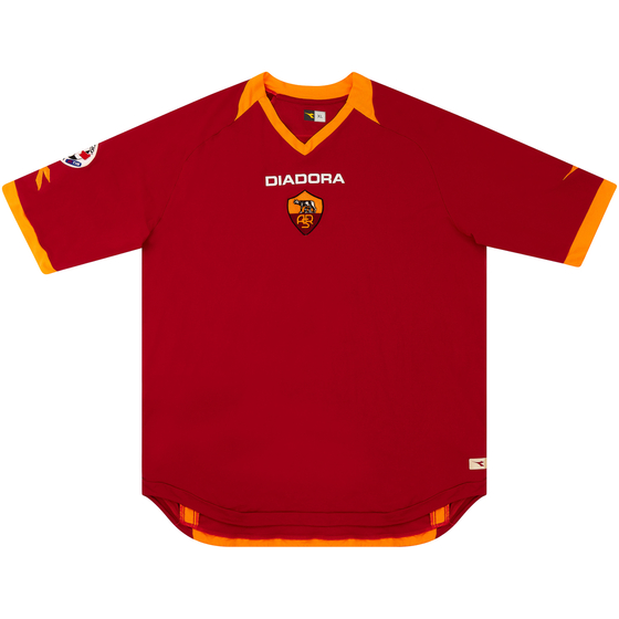 2006-07 Roma Primavera Match Issue Home Shirt #3