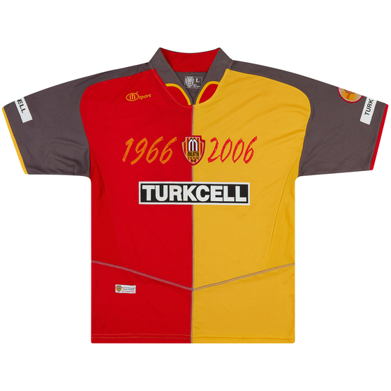 2005-06 Malatyaspor Match Issue 40th Anniversary Home Shirt Burak #46