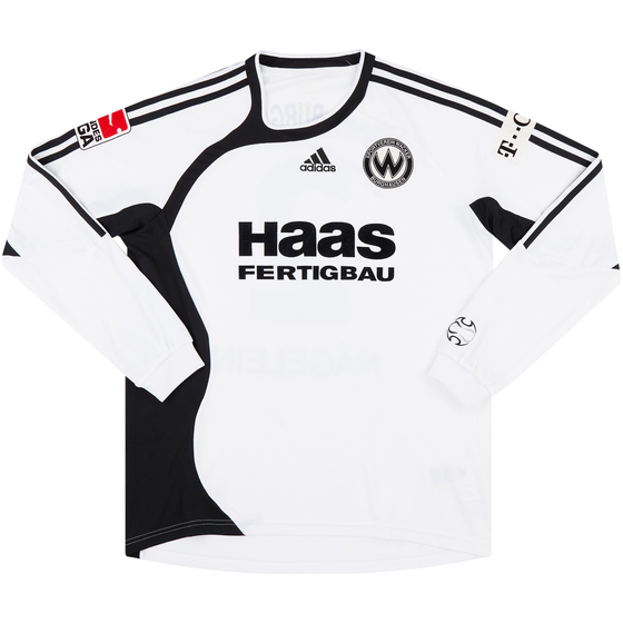 2006-07 Wacker Burghausen Match Issue Home L/S Shirt Nägelein #2