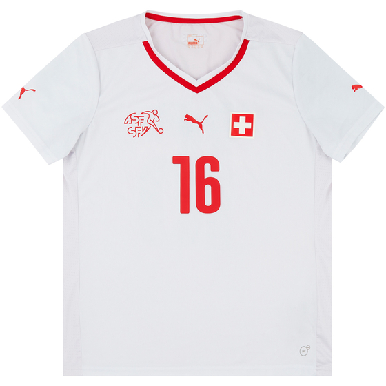 2014-15 Switzerland Womens Match Issue Away Shirt #16