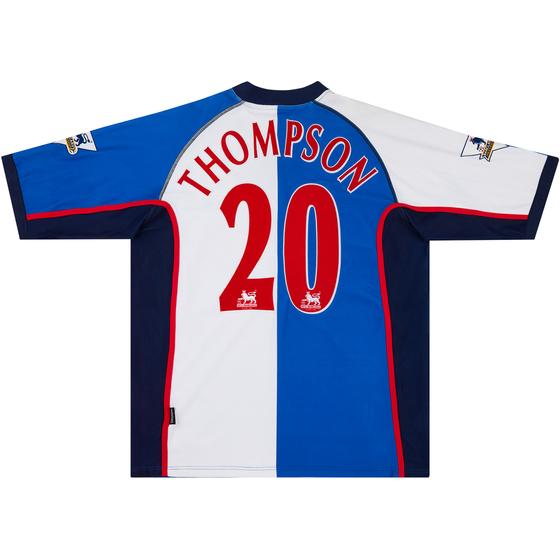 2003-04 Blackburn Match Issue Home Shirt Thompson #20
