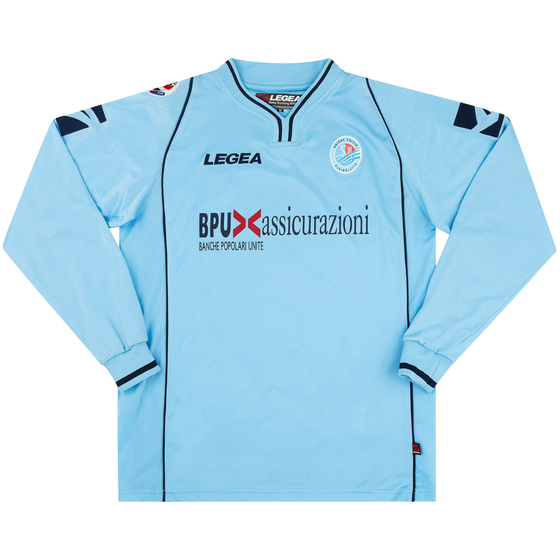2003-04 AlbinoLeffe Match Issue Home L/S Shirt Regonesi #3