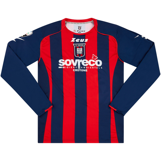 2011-12 Crotone Match Issue Home L/S Shirt Calil #70