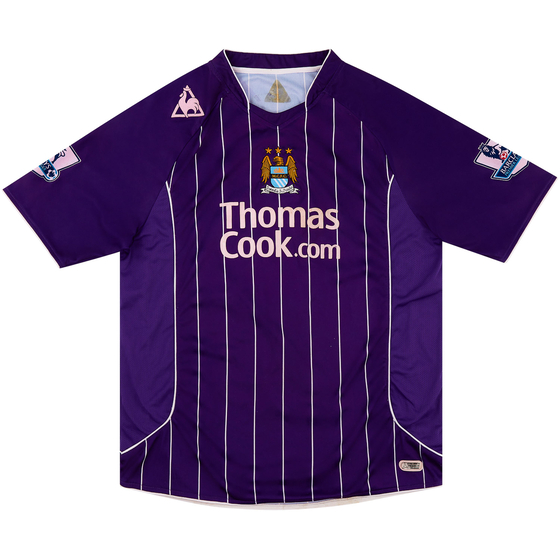 2007-08 Manchester City Match Issue Away Shirt Dabo #5