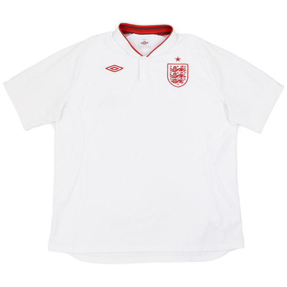 2012-13 England Home Shirt - 9/10 - (XXL)