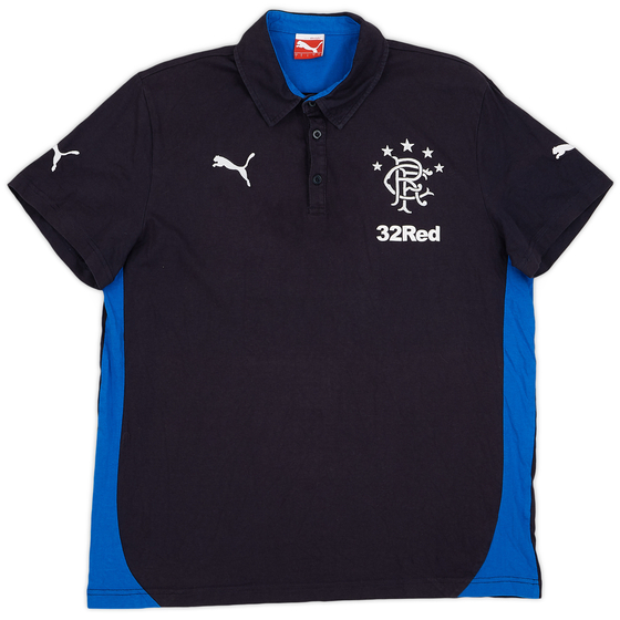 2013-14 Rangers Puma Polo Shirt - 9/10 - (L)