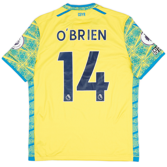 2022-23 Nottingham Forest Match Issue Away Shirt O'Brien #14