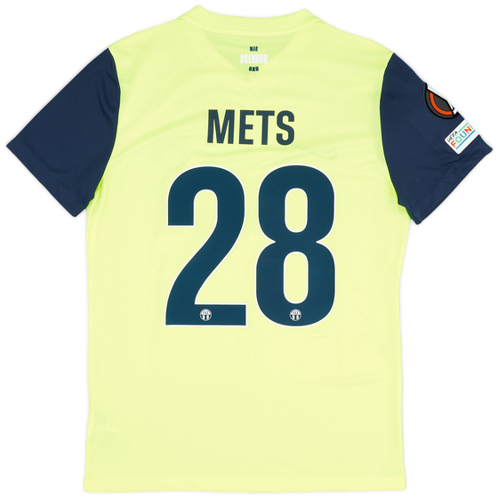 2022-23 FC Zurich Match Issue Europa League Away Shirt Mets #28