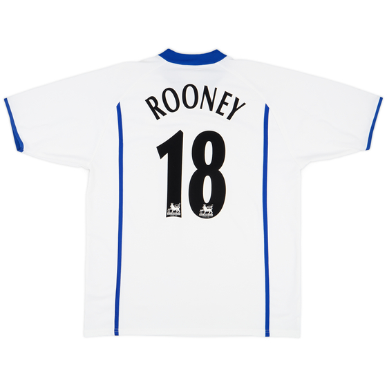 2002-03 Everton Away Shirt Rooney #18 - 9/10 - (L)