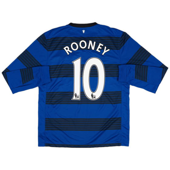 2011-13 Manchester United Away L/S Shirt Rooney #10 - 6/10 - (L)