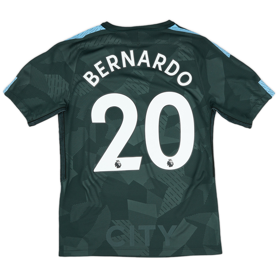 2017-18 Manchester City Third Shirt Bernardo #20 - 9/10 - (S)