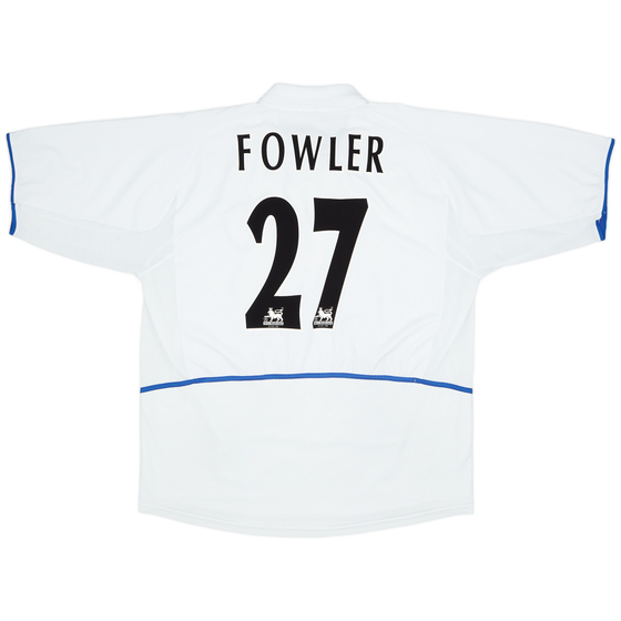 2002-03 Leeds United Home Shirt Fowler #27 - 8/10 - (XXL)