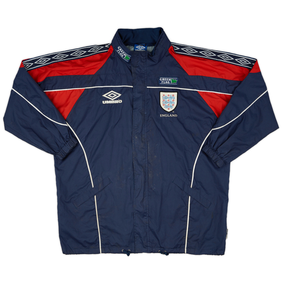 1998-00 England Umbro Hooded Rain Jacket - 5/10 - (XL)