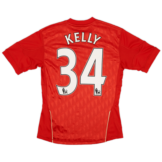 2010-12 Liverpool Home Shirt Kelly #34 - 7/10 - (Women's S)