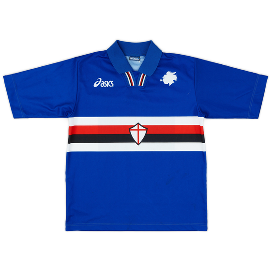 1996-97 Sampdoria Home Shirt - 8/10 - (XL.Boys)