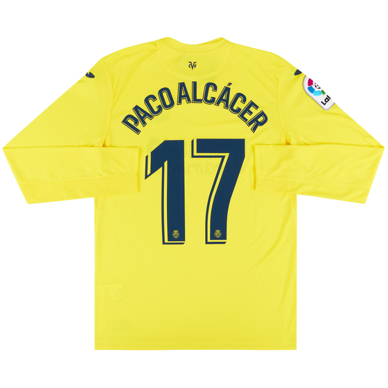 2020-21 Villarreal Home L/S Shirt Paco Alcácer #17
