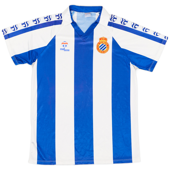 1984-89 Espanyol Home Shirt - 8/10 - (XL)