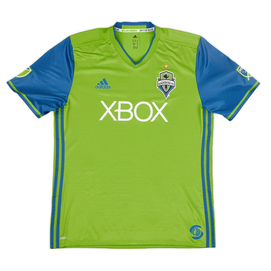 2016-17 Seattle Sounders Authentic Home Shirt - 8/10 - (XL)