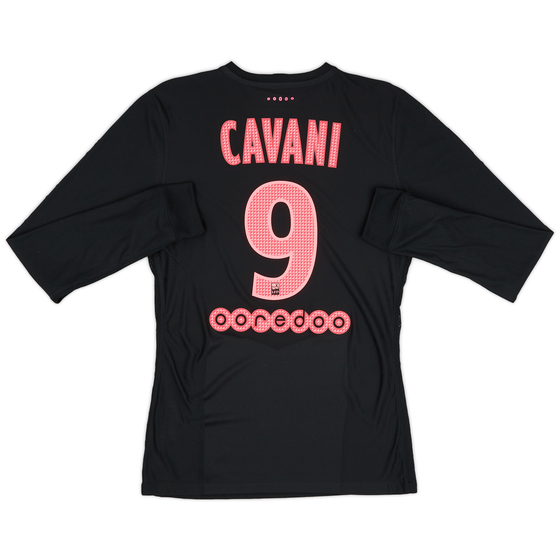 2015-16 Paris Saint-Germain Player Issue Third L/S Shirt Cavani #9 - 9/10 - (M)