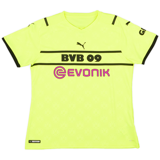 2021-22 Borussia Dortmund European Home Shirt - 10/10 - (Women's L)