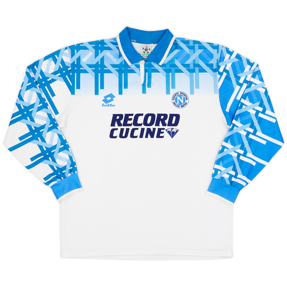 1994-96 Napoli Away L/S Shirt - 8/10 - (L)