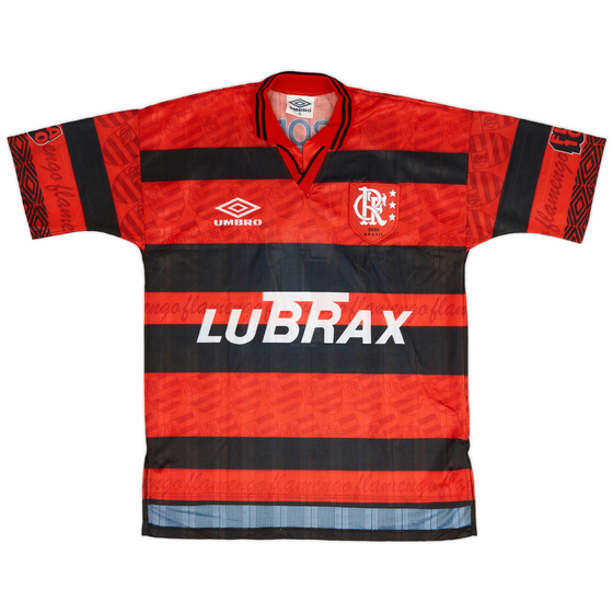 1995-96 Flamengo Centenary Home Shirt #7 - 9/10 - (L)