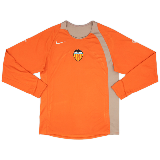 2005-06 Valencia Nike Training L/S Shirt - 8/10 - (M)