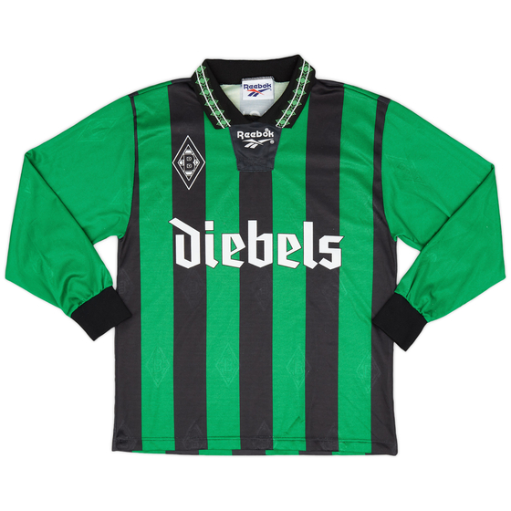 1995-96 Borussia Monchengladbach Away L/S Shirt - 8/10 - (S)