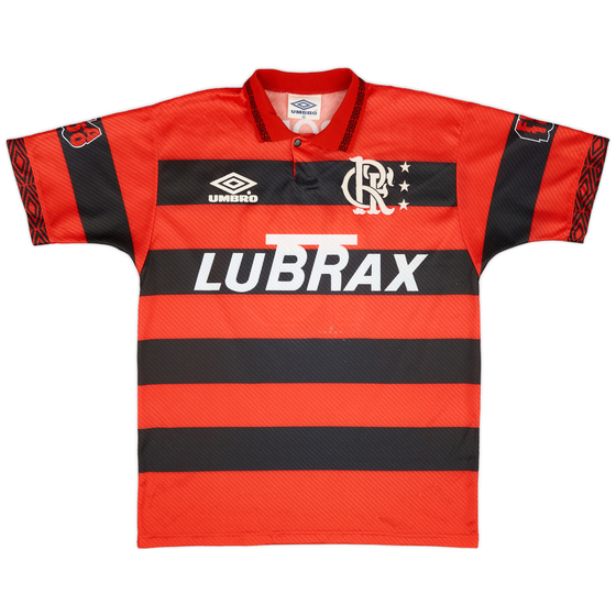 1994-95 Flamengo Centenary Home Shirt #10 - 8/10 - (L)
