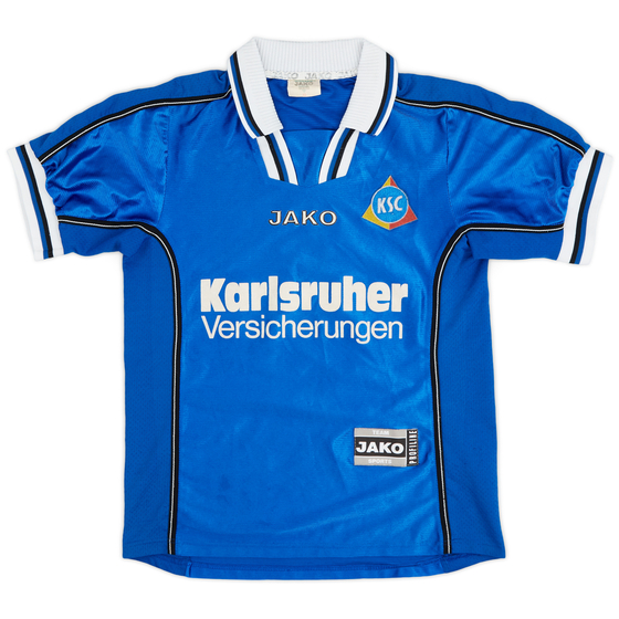 2000-01 Karlsruhe Home Shirt - 7/10 - (XS)