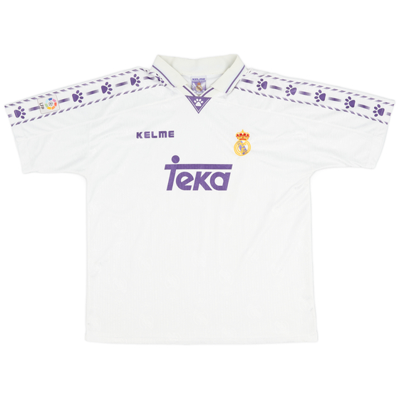 1996-98 Real Madrid Home Shirt - 9/10 - (XL)