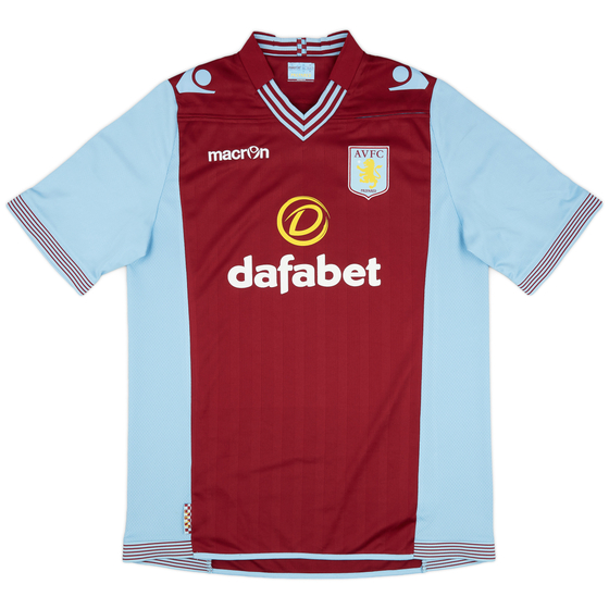 2013-14 Aston Villa Home Shirt - 8/10 - (XXL)