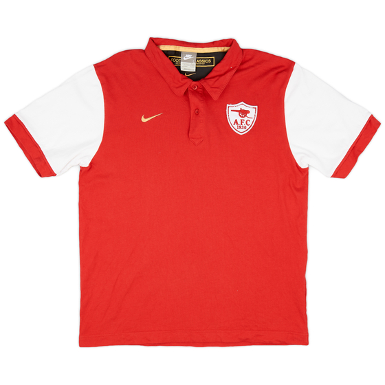 2007-08 Arsenal Nike Heritage Polo Shirt - 8/10 - (L)