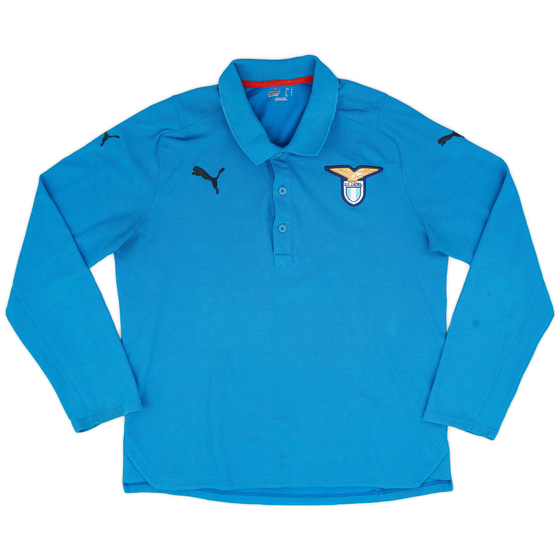 2007-08 Lazio Puma L/S Polo Shirt - 8/10 - (M)