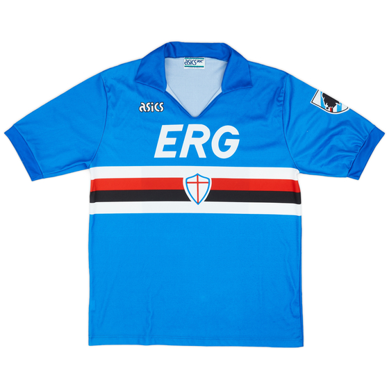 1990-92 Sampdoria Home Shirt - 8/10 - (L)