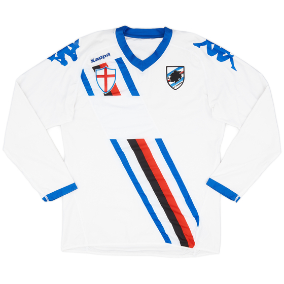 2010-11 Sampdoria Away L/S Shirt - 8/10 - (XL)