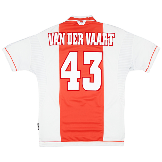 1999-00 Ajax Home Shirt Van Der Vaart #43 - 8/10 - (L)