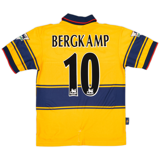 1997-99 Arsenal Away Shirt Bergkamp #10 - 6/10 - (S)