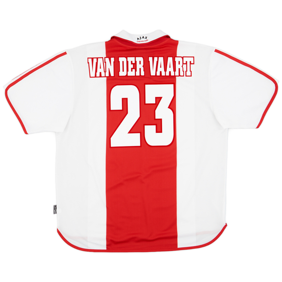 2000-01 Ajax Centenary Home Shirt Van Der Vaart #23 - 8/10 - (XXL)