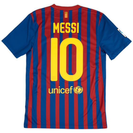 2011-12 Barcelona Home Shirt Messi #10 - 9/10 - (S)