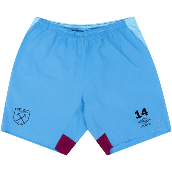 2018-19 West Ham Player Issue Training Shorts # (Excellent)